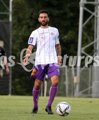 Fussball Testspiel. ASK gegen SK Austria Klagenfurt.  Kosmas Gkezos (Austria Klagenfurt). Klagenfurt, am 2.7.2021.
Foto: Kuess
---
pressefotos, pressefotografie, kuess, qs, qspictures, sport, bild, bilder, bilddatenbank