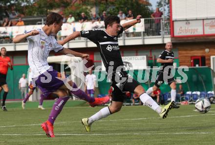 Fussball Testspiel. ASK gegen SK Austria Klagenfurt. Pascal Fabian Lorenz (ASK), Alex Timossi Andersson (Austria Klagenfurt). Klagenfurt, am 2.7.2021.
Foto: Kuess
---
pressefotos, pressefotografie, kuess, qs, qspictures, sport, bild, bilder, bilddatenbank