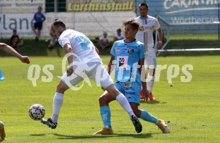 Fussball Testspiel. RZ Pellets WAC gegen NK Rijeka. Thorsten Roecher, (WAC), ANDRIJA VUKCEVIC (Rijeka). Velden, am 3.7.2021.
Foto: Kuess
www.qspictures.net

---
pressefotos, pressefotografie, kuess, qs, qspictures, sport, bild, bilder, bilddatenbank