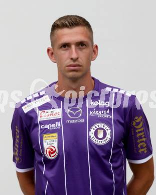 Fussball. Bundesliga. Austria Klagenfurt. Mannschaftsfototermin. Portrait.  Ivan Saravanja . Klagenfurt, am 8.7.2021.
Foto: Kuess
www.qspictures.net
---
pressefotos, pressefotografie, kuess, qs, qspictures, sport, bild, bilder, bilddatenbank