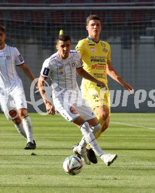 Fussball. Bundesliga. Trainingsspiel.  Austria Klagenfurt gegen SV Licht-Loidl Lafnitz.  Agim Zeka (Klagenfurt). Klagenfurt, am 9.7.2021.
Foto: Kuess
www.qspictures.net
---
pressefotos, pressefotografie, kuess, qs, qspictures, sport, bild, bilder, bilddatenbank