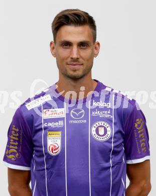 Fussball. Bundesliga. Austria Klagenfurt. Mannschaftsfototermin. Portrait.  Thorsten Mahrer. Klagenfurt, am 8.7.2021.
Foto: Kuess
www.qspictures.net
---
pressefotos, pressefotografie, kuess, qs, qspictures, sport, bild, bilder, bilddatenbank