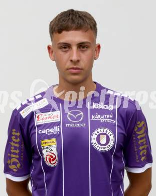 Fussball. Bundesliga. Austria Klagenfurt. Mannschaftsfototermin. Portrait.  Fabio Markelic. Klagenfurt, am 8.7.2021.
Foto: Kuess
www.qspictures.net
---
pressefotos, pressefotografie, kuess, qs, qspictures, sport, bild, bilder, bilddatenbank