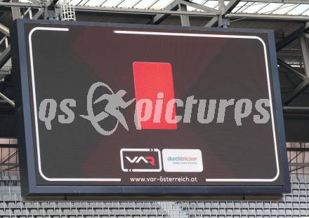 Fussball Bundesliga Testspiel Austria Klagenfurt. Test VAR. Video Assistant Referee. Klagenfurt, am 19.7.2021.
Foto: Kuess
www.qspictures.net
---
pressefotos, pressefotografie, kuess, qs, qspictures, sport, bild, bilder, bilddatenbank