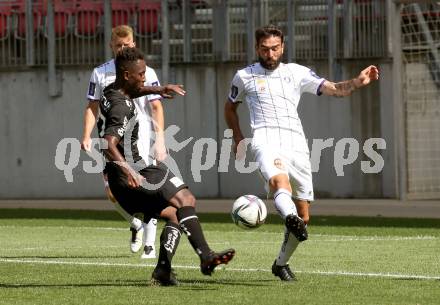 Fussball Bundesliga Testspiel Austria Klagenfurt. Test VAR. Video Assistant Referee. Glorie Amanda, Kosmas Gkezos. Klagenfurt, am 19.7.2021.
Foto: Kuess
www.qspictures.net
---
pressefotos, pressefotografie, kuess, qs, qspictures, sport, bild, bilder, bilddatenbank