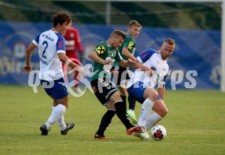 Fussball Regionalliga. SK Treibach gegen Ried Amateure (Junge Wikinger Ried). Davor Ponjavic,  Manuel Primusch  (Treibach), Manuel Kerhe  (Ried), Treibach, am 23.7.2021.
Foto: Kuess
---
pressefotos, pressefotografie, kuess, qs, qspictures, sport, bild, bilder, bilddatenbank
