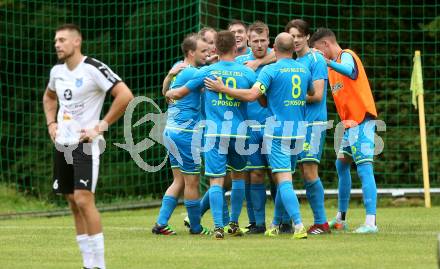 Fussball. Unterliga Ost. Sele Zell gegen Eisenkappel. Torjubel  Florian Kelih,  (Sele Zell). Sele Zell, am 1.8.2021.
Foto: Kuess
www.qspictures.net
---
pressefotos, pressefotografie, kuess, qs, qspictures, sport, bild, bilder, bilddatenbank