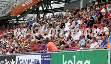 Fussball. Bundesliga. SK Austria Klagenfurt gegen TSV Hartberg.   Fans (Klagenfurt). Klagenfurt, am 7.8.2021.
Foto: Kuess
www.qspictures.net
---
pressefotos, pressefotografie, kuess, qs, qspictures, sport, bild, bilder, bilddatenbank