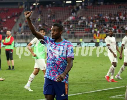 Fussball. Testspiel. Real Madrid gegen AC Milan. David Alaba (Real Madrid). Klagenfurt Woerthersee Stadion, am 8.8.2021.
Foto: Kuess
www.qspictures.net
---
pressefotos, pressefotografie, kuess, qs, qspictures, sport, bild, bilder, bilddatenbank