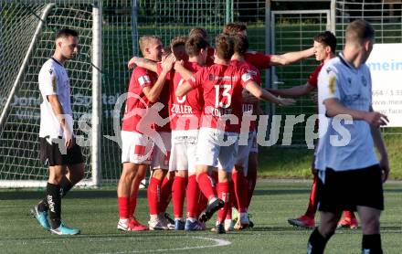 Fussball Regionalliga. SV Spittal gegen Gurten.  Torjubel (Gurten). Spittal, 6.8.2021.
Fotos: Kuess
---
pressefotos, pressefotografie, kuess, qs, qspictures, sport, bild, bilder, bilddatenbank