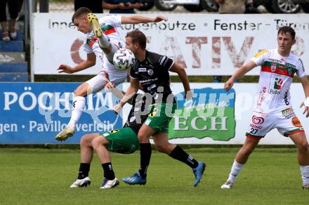 Fussball Regionalliga. WAC Amateure gegen FC Gleisdorf 09. Adis Jasic (WAC),  Joerg Wagnes, Felix Schlemmer  (Gleisdorf). St. Andrae, am 14.8.2021.
Foto: Kuess
www.qspictures.net
---
pressefotos, pressefotografie, kuess, qs, qspictures, sport, bild, bilder, bilddatenbank