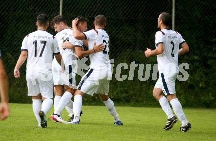 Fussball 1. KLasse C. St. Urban gegen St. Veit. Torjubel  Edin Serdarevic (St. Veit). St. Urban, am 15.8.2021.
Foto: Kuess
---
pressefotos, pressefotografie, kuess, qs, qspictures, sport, bild, bilder, bilddatenbank