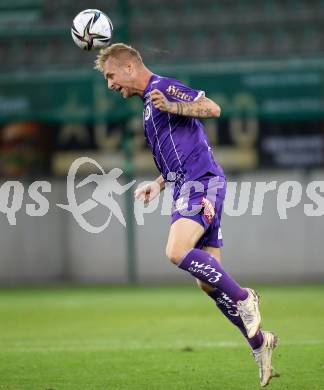 Fussball. Bundesliga. SK Austria Klagenfurt gegen WSG Tirol. Florian Jaritz  (Klagenfurt). Klagenfurt, am 28.8.2021.
Foto: Kuess
www.qspictures.net
---
pressefotos, pressefotografie, kuess, qs, qspictures, sport, bild, bilder, bilddatenbank