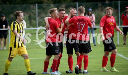 Fussball. 1. KLasse B. Maria Gail gegen Rothenthurn. Torjubel Dario Drmac (Maria Gail). Maria Gail, am 29.8.2021.
Foto: Kuess
---
pressefotos, pressefotografie, kuess, qs, qspictures, sport, bild, bilder, bilddatenbank
