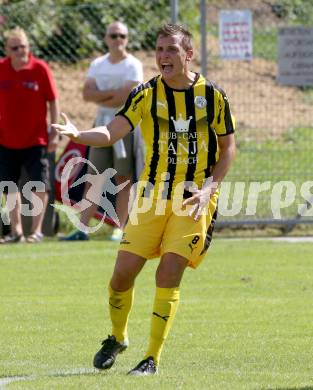 Fussball. 1. KLasse B. Maria Gail gegen Rothenthurn. Torjubel  Mario Mihajlovic  (Rothenthurn). Maria Gail, am 29.8.2021.
Foto: Kuess
---
pressefotos, pressefotografie, kuess, qs, qspictures, sport, bild, bilder, bilddatenbank