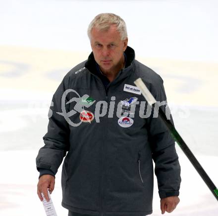 Eishockey Testspiel. EC Grand Immo VSV gegen HK Nitra.  Trainer Rob Daum (VSV). Villach, am 31.8.2021.
Foto: Kuess
www.qspictures.net
---
pressefotos, pressefotografie, kuess, qs, qspictures, sport, bild, bilder, bilddatenbank