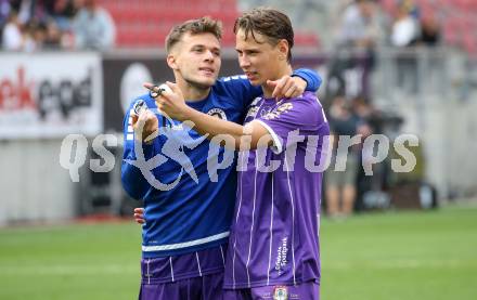 Fussball. Bundesliga. SK Austria Klagenfurt gegen  LASK. Florian Rieder, Alex Timossi Andersson  (Klagenfurt). Klagenfurt, am 19.9.2021.
Foto: Kuess
www.qspictures.net
---
pressefotos, pressefotografie, kuess, qs, qspictures, sport, bild, bilder, bilddatenbank