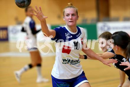 Handball. Bundesliga. Frauen.  	SC witasek Ferlach/Feldkirchen gegen roomz JAGS WV.  Fister Petra  (Ferlach). Ferlach, 25.9.2021.
Foto: Kuess
---
pressefotos, pressefotografie, kuess, qs, qspictures, sport, bild, bilder, bilddatenbank