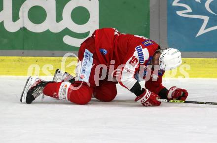 EBEL. Eishockey Bundesliga. KAC gegen	spusu Vienna Capitals. Stefan Geier (KAC). Klagenfurt, am 1.10.2021.
Foto: Kuess
www.qspictures.net

---
pressefotos, pressefotografie, kuess, qs, qspictures, sport, bild, bilder, bilddatenbank
