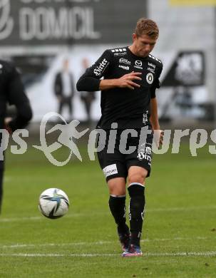 Fussball Testspiel. SK Austria Klagenfurt gegen NK Bravo (SLO).   Ivan Saravanja (Klagenfurt). Sportpark Fischl. Klagenfurt, am 8.10.2021.
Foto: Kuess
---
pressefotos, pressefotografie, kuess, qs, qspictures, sport, bild, bilder, bilddatenbank