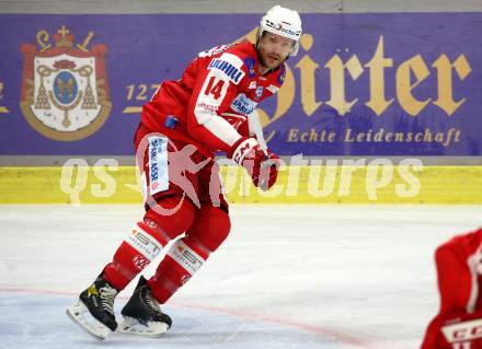 EBEL. Eishockey Bundesliga. KAC gegen	Black Wings Linz. Paul Postma (KAC). Klagenfurt, am 8.10.2021.
Foto: Kuess
www.qspictures.net

---
pressefotos, pressefotografie, kuess, qs, qspictures, sport, bild, bilder, bilddatenbank