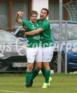 Fussball. 2. Klasse A. Ainet gegen Obermillstatt.  Torjubel Tobias Koefler  (Obermillstatt). Ainet, 3.10.2021.
Foto: Kuess
Foto: Kuess
---
pressefotos, pressefotografie, kuess, qs, qspictures, sport, bild, bilder, bilddatenbank