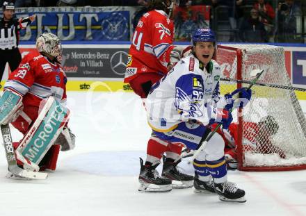EBEL. Eishockey Bundesliga. VSV gegen HCB Suedtirol Alperia. Torjubel Anton Karlsson  (VSV). Villach, am 10.10.2021.
Foto: Kuess
www.qspictures.net
---
pressefotos, pressefotografie, kuess, qs, qspictures, sport, bild, bilder, bilddatenbank