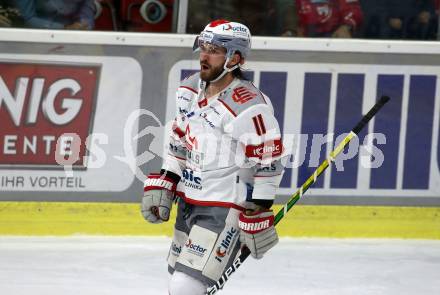 EBEL. Eishockey Bundesliga. KAC gegen	iClinic Bratislava Capitals. Jubel Marc-Olivier Roy   (Bratislava). Klagenfurt, am 15.10.2021.
Foto: Kuess
www.qspictures.net

---
pressefotos, pressefotografie, kuess, qs, qspictures, sport, bild, bilder, bilddatenbank