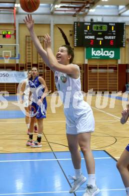Basketball Damen Superliga 2021/2022. Grunddurchgang 3. Runde.  KOS Celovec Damen gegen DBB LZ OOE.  Alina Seher (KOS). Klagenfurt, am 16.10.2021.
Foto: Kuess
www.qspictures.net
---
pressefotos, pressefotografie, kuess, qs, qspictures, sport, bild, bilder, bilddatenbank