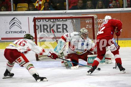EBEL. Eishockey Bundesliga. KAC gegen	HCB Suedtirol Alperia.  Rok Ticar, (KAC), Kevin Boyle, James Dehaas   (Bozen). Klagenfurt, am 22.10.2021.
Foto: Kuess
www.qspictures.net

---
pressefotos, pressefotografie, kuess, qs, qspictures, sport, bild, bilder, bilddatenbank