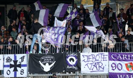 Fussball. Bundesliga. RZ Pellets WAC gegen SK Austria Klagenfurt. Fans. Wolfsberg, am 23.10.2021.
Foto: Kuess
www.qspictures.net

---
pressefotos, pressefotografie, kuess, qs, qspictures, sport, bild, bilder, bilddatenbank