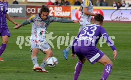 Fussball. Bundesliga. RZ Pellets WAC gegen SK Austria Klagenfurt. Matthaeus Taferner (Klagenfurt). Wolfsberg, am 23.10.2021.
Foto: Kuess
www.qspictures.net

---
pressefotos, pressefotografie, kuess, qs, qspictures, sport, bild, bilder, bilddatenbank
