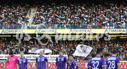 Fussball. Bundesliga. RZ Pellets WAC gegen SK Austria Klagenfurt. Fans. Wolfsberg, am 23.10.2021.
Foto: Kuess
www.qspictures.net

---
pressefotos, pressefotografie, kuess, qs, qspictures, sport, bild, bilder, bilddatenbank
