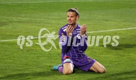 Fussball. Bundesliga. RZ Pellets WAC gegen SK Austria Klagenfurt. Patrick Greil (Klagenfurt). Wolfsberg, am 23.10.2021.
Foto: Kuess
www.qspictures.net

---
pressefotos, pressefotografie, kuess, qs, qspictures, sport, bild, bilder, bilddatenbank
