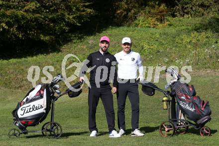 Fussball. Bundesliga. Austria Klagenfurt, WAC. Golf. Sandro Zakany, Christopher Wernitznig. Klagenfurt, 20.10.2021.
Foto: Kuess
---
pressefotos, pressefotografie, kuess, qs, qspictures, sport, bild, bilder, bilddatenbank