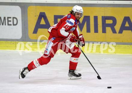 EBEL. Eishockey Bundesliga. KAC gegen	HC TWK Innsbruck. Samuel Witting (KAC). Klagenfurt, am 29.10.2021.
Foto: Kuess
www.qspictures.net

---
pressefotos, pressefotografie, kuess, qs, qspictures, sport, bild, bilder, bilddatenbank