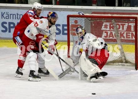 EBEL. Eishockey Bundesliga. KAC gegen  EC Red Bull Salzburg. Fraser Matthew (KAC), Nissner Benjamin, Tolvanen Atte  (Salzburg). Klagenfurt, am 7.11.2021.
Foto: Kuess
www.qspictures.net

---
pressefotos, pressefotografie, kuess, qs, qspictures, sport, bild, bilder, bilddatenbank