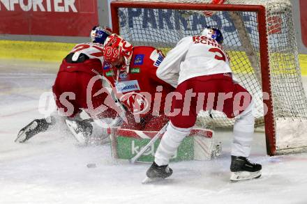 EBEL. Eishockey Bundesliga. KAC gegen  EC Red Bull Salzburg.  Dahm Sebastian (KAC),  Schneider Peter, Loney Ty (Salzburg). Klagenfurt, am 7.11.2021.
Foto: Kuess
www.qspictures.net

---
pressefotos, pressefotografie, kuess, qs, qspictures, sport, bild, bilder, bilddatenbank