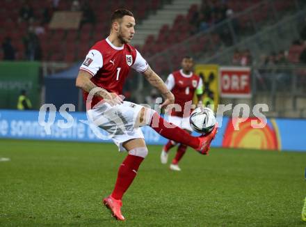 Fussball. FIFA. WM Qualifikationsspiel. European Qualifiers. Oesterreich gegen Israel. Marko Arnautovic  (Oesterreich). Klagenfurt, Woerthersee Stadion, 12.11.2021.
Foto: Kuess
www.qspictures.net
---
pressefotos, pressefotografie, kuess, qs, qspictures, sport, bild, bilder, bilddatenbank