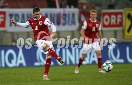 Fussball. FIFA. WM Qualifikationsspiel. European Qualifiers. Oesterreich gegen Israel.  Florian Grillitsch (Oesterreich). Klagenfurt, Woerthersee Stadion, 12.11.2021.
Foto: Kuess
www.qspictures.net
---
pressefotos, pressefotografie, kuess, qs, qspictures, sport, bild, bilder, bilddatenbank