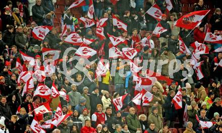 Fussball. FIFA. WM Qualifikationsspiel. European Qualifiers. Oesterreich gegen Israel. Fans  (Oesterreich). Klagenfurt, Woerthersee Stadion, 12.11.2021.
Foto: Kuess
www.qspictures.net
---
pressefotos, pressefotografie, kuess, qs, qspictures, sport, bild, bilder, bilddatenbank