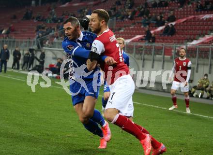 Fussball. FIFA. WM Qualifikationsspiel. European Qualifiers. Oesterreich gegen Moldawien.  Marko Arnautovic,  (Oesterreich), Vadim Bolohan  (Moldawien). Klagenfurt, Woerthersee Stadion, 15.11.2021.
Foto: Kuess
www.qspictures.net
---
pressefotos, pressefotografie, kuess, qs, qspictures, sport, bild, bilder, bilddatenbank