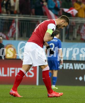 Fussball. FIFA. WM Qualifikationsspiel. European Qualifiers. Oesterreich gegen Moldawien. Marko Arnautovic  (Oesterreich). Klagenfurt, Woerthersee Stadion, 15.11.2021.
Foto: Kuess
www.qspictures.net
---
pressefotos, pressefotografie, kuess, qs, qspictures, sport, bild, bilder, bilddatenbank