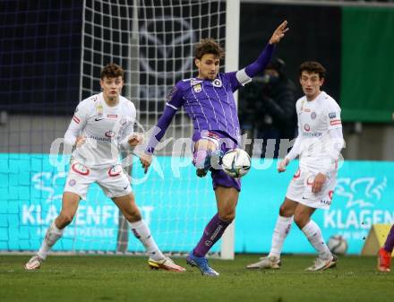 Fussball. Bundesliga. SK Austria Klagenfurt gegen  FK Austria Wien.   Thorsten Mahrer (Klagenfurt). Klagenfurt, am 21.11.2021.
Foto: Kuess
www.qspictures.net
---
pressefotos, pressefotografie, kuess, qs, qspictures, sport, bild, bilder, bilddatenbank