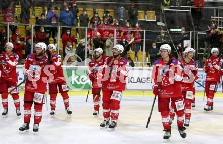 EBEL. Eishockey Bundesliga. KAC gegen	Tesla Orli Znojmo.  (KAC). Klagenfurt, am 21.11.2021.
Foto: Kuess
www.qspictures.net

---
pressefotos, pressefotografie, kuess, qs, qspictures, sport, bild, bilder, bilddatenbank