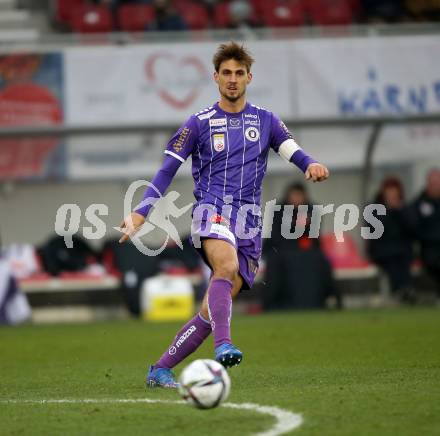Fussball. Bundesliga. SK Austria Klagenfurt gegen  FK Austria Wien.   Thorsten Mahrer (Klagenfurt). Klagenfurt, am 21.11.2021.
Foto: Kuess
www.qspictures.net
---
pressefotos, pressefotografie, kuess, qs, qspictures, sport, bild, bilder, bilddatenbank
