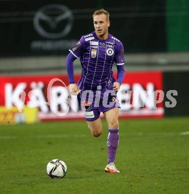 Fussball. Bundesliga. SK Austria Klagenfurt gegen  FK Austria Wien.   Florian Jaritz (Klagenfurt). Klagenfurt, am 21.11.2021.
Foto: Kuess
www.qspictures.net
---
pressefotos, pressefotografie, kuess, qs, qspictures, sport, bild, bilder, bilddatenbank
