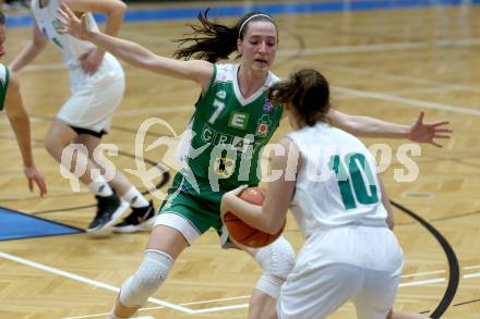 Basketball Damen Superliga 2021/2022. Grunddurchgang 5. Runde.  KOS Celovec Damen gegen UBI Graz.  Simone Schwarzinger (Graz). Klagenfurt, am 20.11.2021.
Foto: Kuess
www.qspictures.net
---
pressefotos, pressefotografie, kuess, qs, qspictures, sport, bild, bilder, bilddatenbank