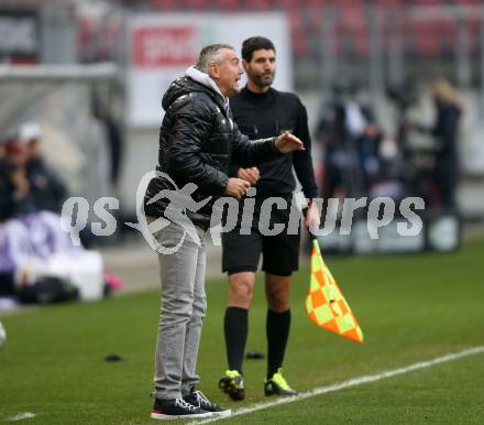 Fussball. Bundesliga. SK Austria Klagenfurt gegen  FK Austria Wien.   Trainer Peter Pacult (Klagenfurt). Klagenfurt, am 21.11.2021.
Foto: Kuess
www.qspictures.net
---
pressefotos, pressefotografie, kuess, qs, qspictures, sport, bild, bilder, bilddatenbank