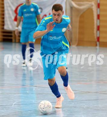 Futsal Meisterschaft (1.OEFL - B). Klagenfurt gegen Wiener Neustadt 1. FC Murexin Allstars.  Maric Niko (Klagenfurt). Klagenfurt, 20.11.2021.
Foto: Kuess
www.qspictures.net
---
pressefotos, pressefotografie, kuess, qs, qspictures, sport, bild, bilder, bilddatenbank